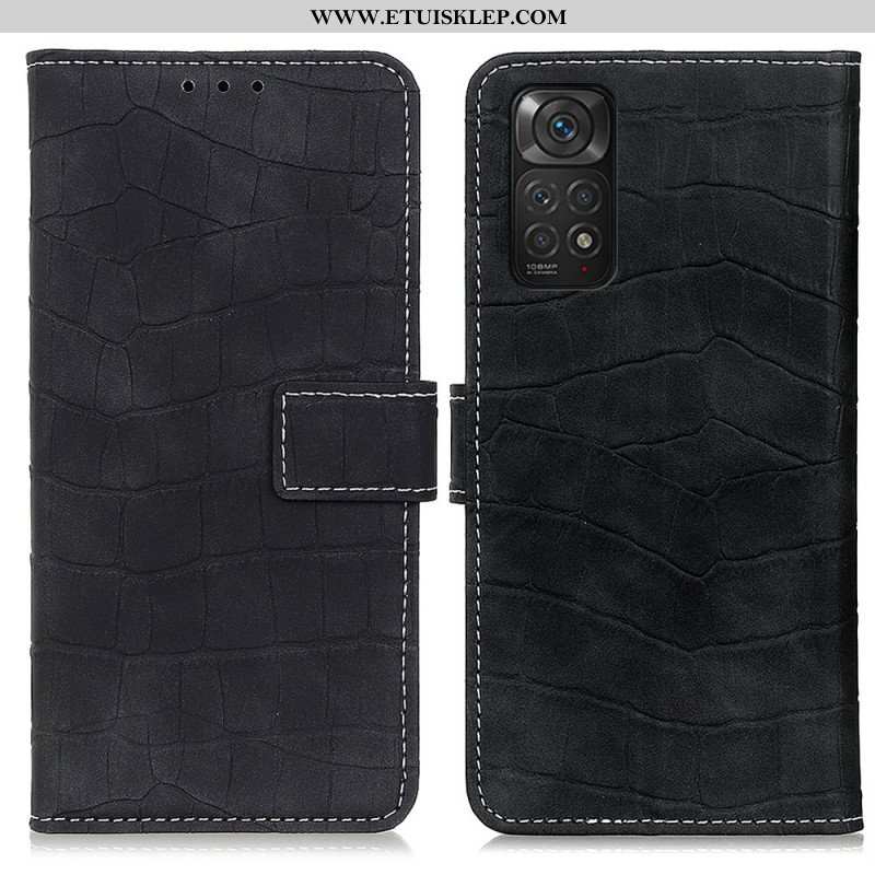 Etui Folio do Xiaomi Redmi Note 11 / 11S Moc Krokodyla